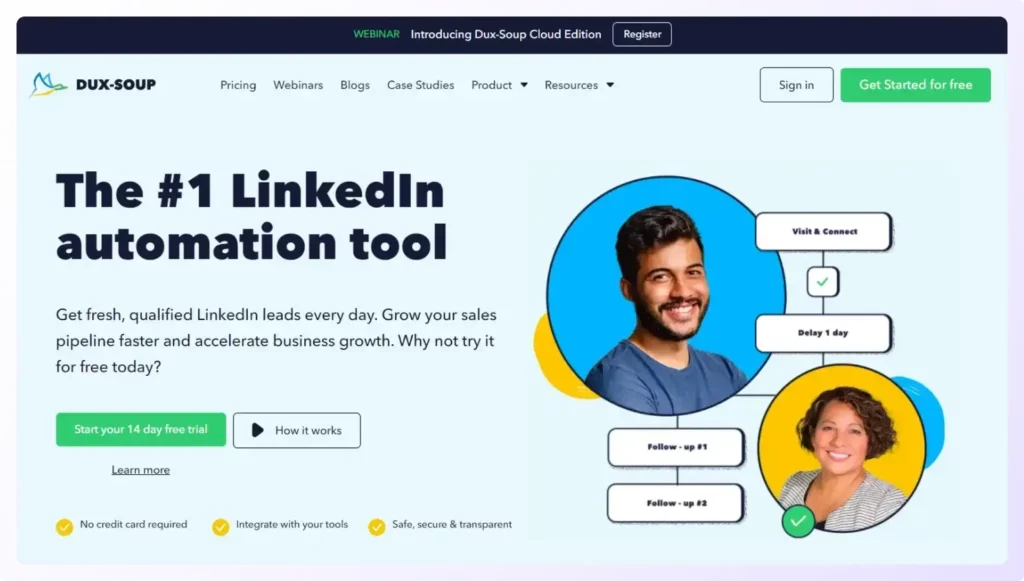 Dux-Soup effective LinkedIn prospecting tool
