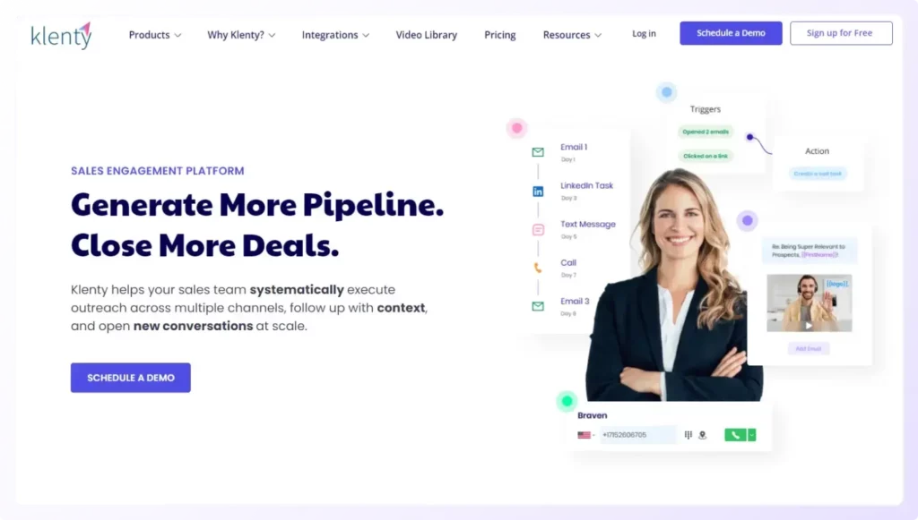 Klenty Sales enagement tool