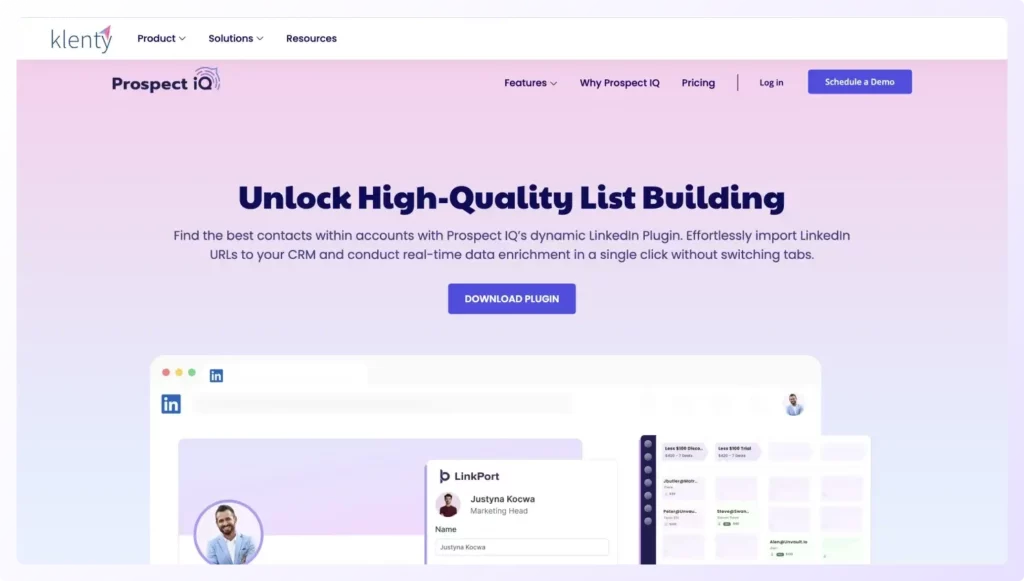 Best Chrome Extension for Email Finders - prospect iq