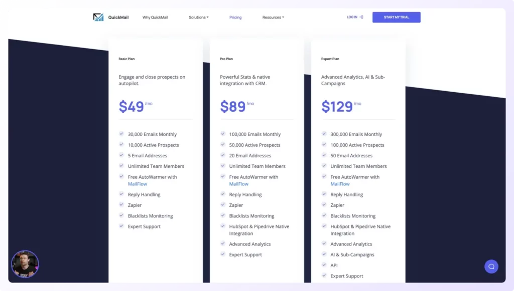 Quickmail Pricing