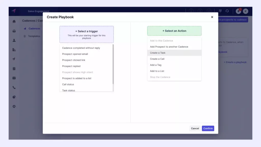 Screenshot of creating playbooks