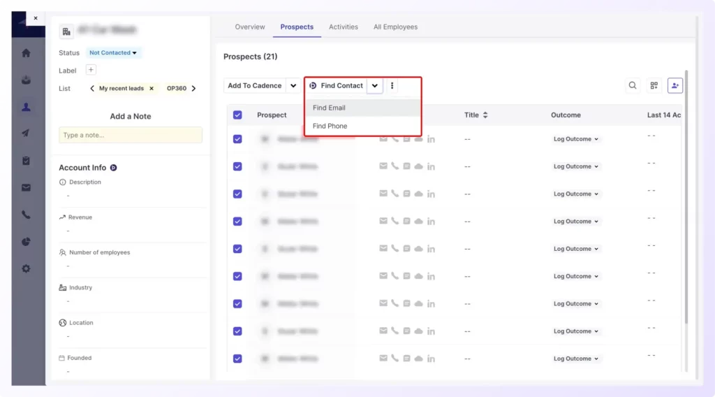 Update their contact data in ProspectIQ
