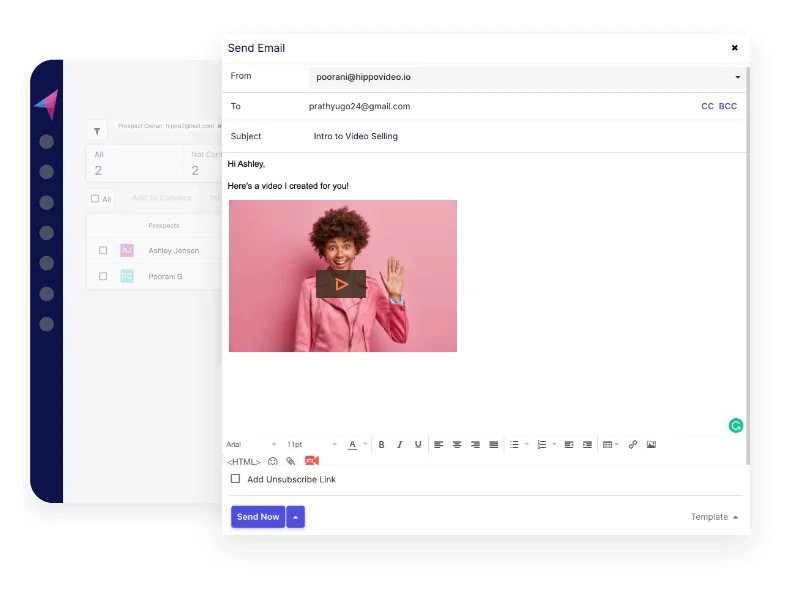 Klenty video personalization